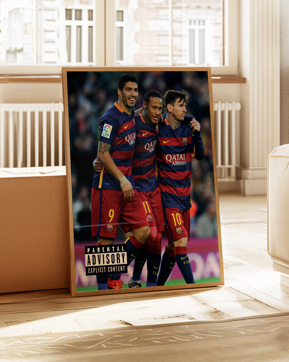 Messi, Suarez And Neymar Poster Print