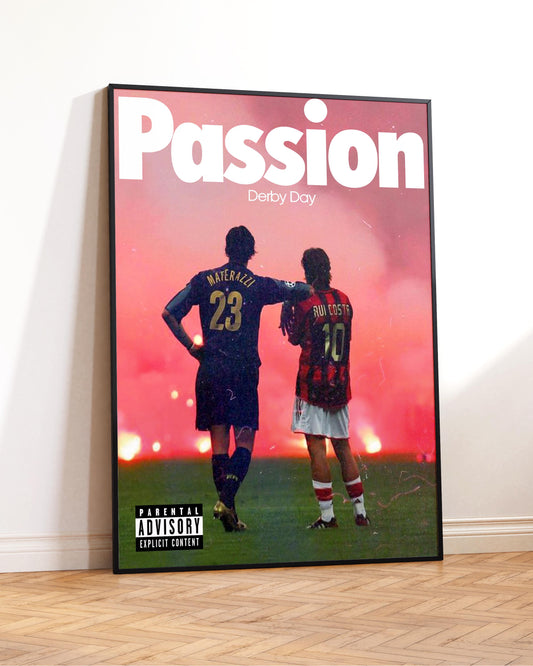 Inter Milan & AC Milan Derby Poster Print