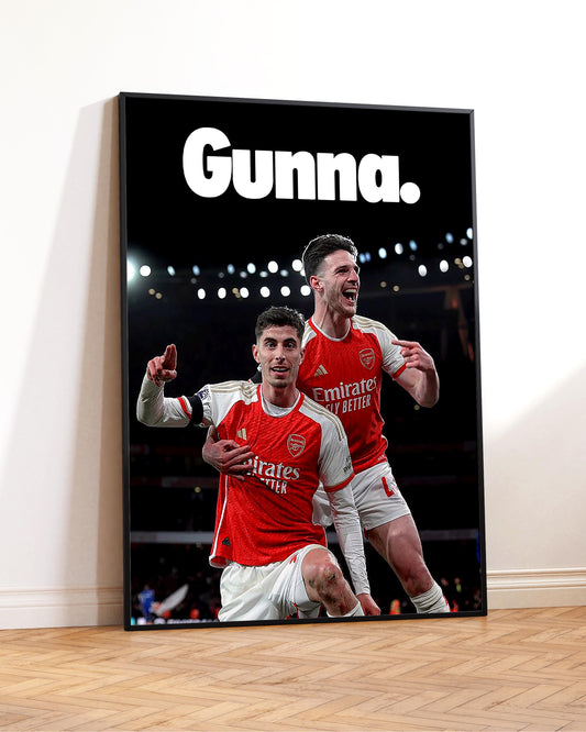 Declan Rice And Kai Havertz Poster Print