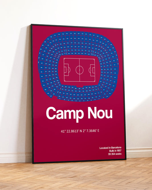 Camp Nou Poster Print