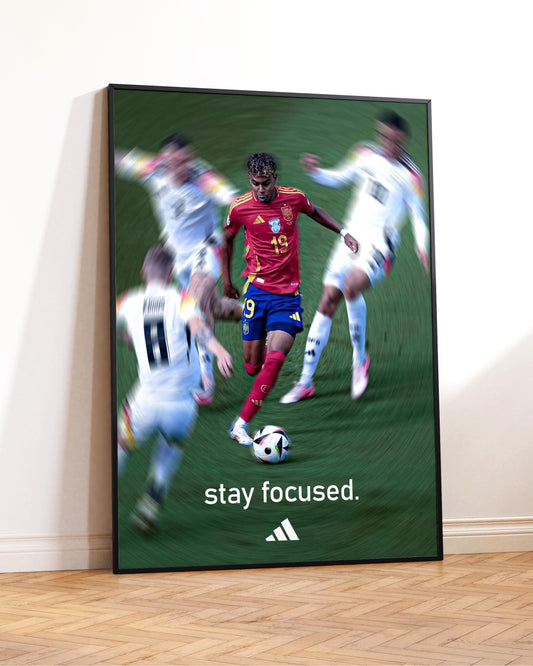 Lamine Yamal Poster Print