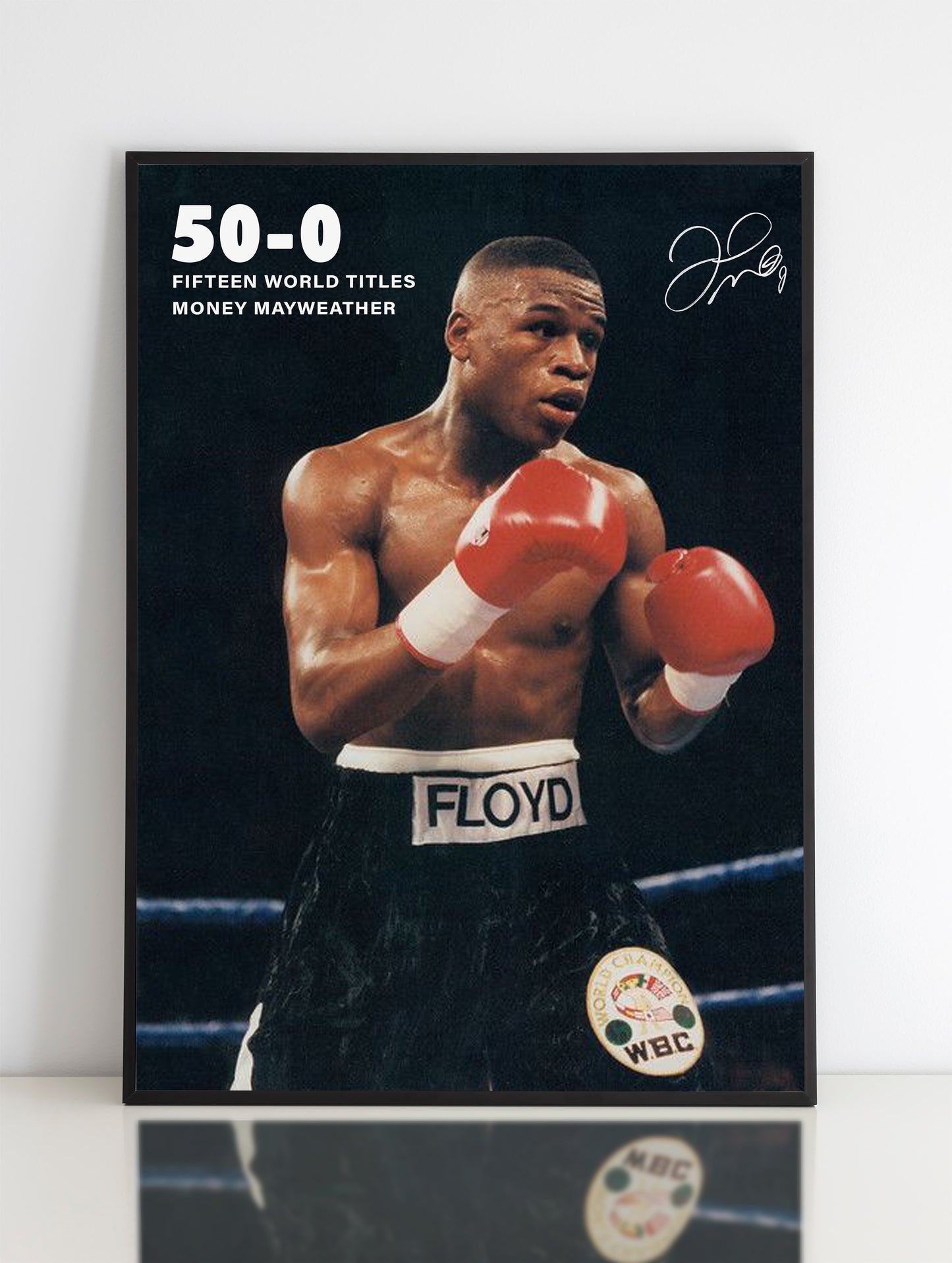Affiche imprimée de Floyd Mayweather