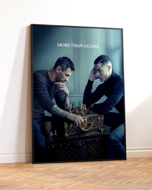 Messi X Ronaldo Poster Print