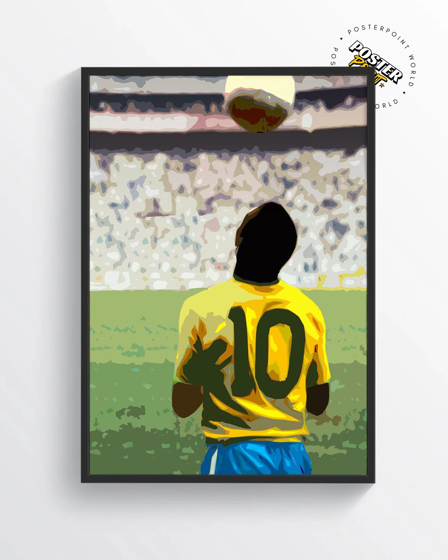 Affiche imprimée de Pelé