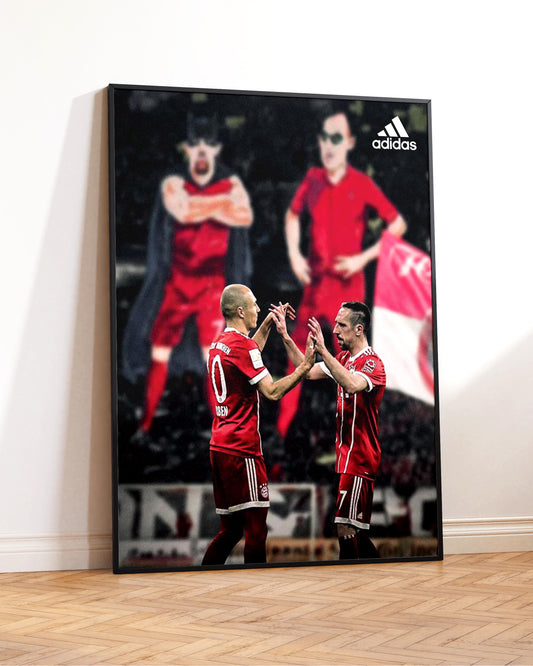 Ribbery & Robben Poster Print