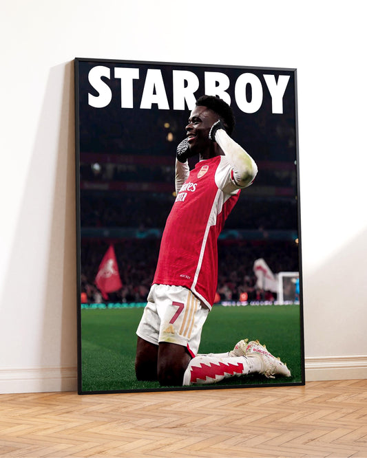 Bukayo Saka Poster Print