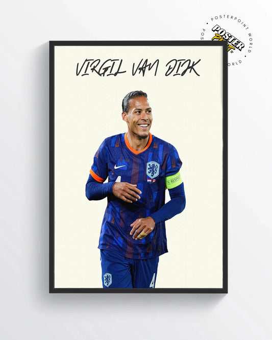 Virgil van Dijk Poster Print