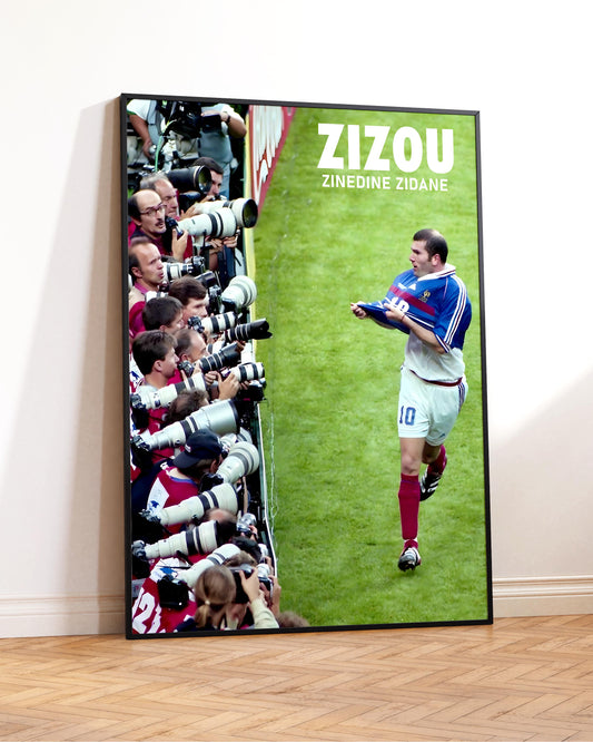 Zinedine Zidane Poster Print