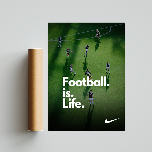Football Is Life Poster Print