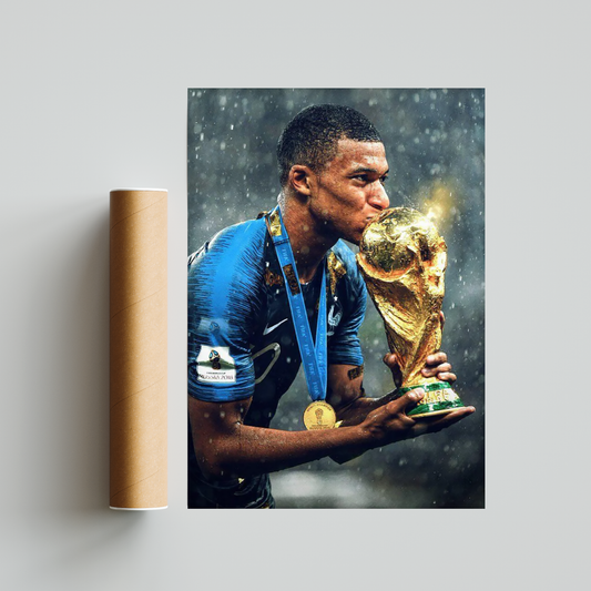Kylian Mbappe Poster Print