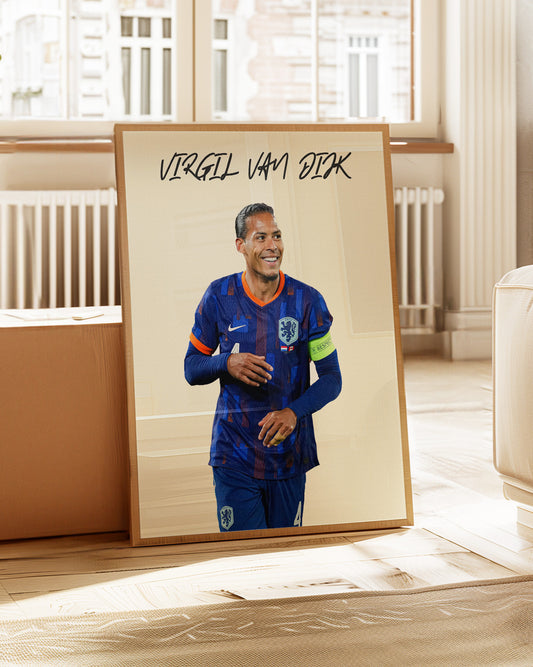 Virgil van Dijk Poster Print