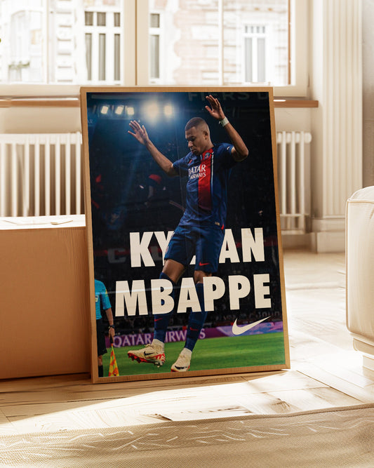 Kylian Mbappe Poster Print