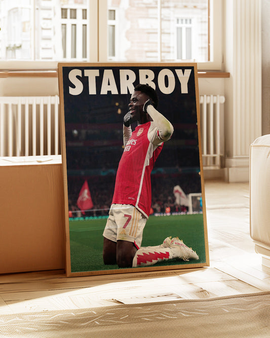 Bukayo Saka Poster Print