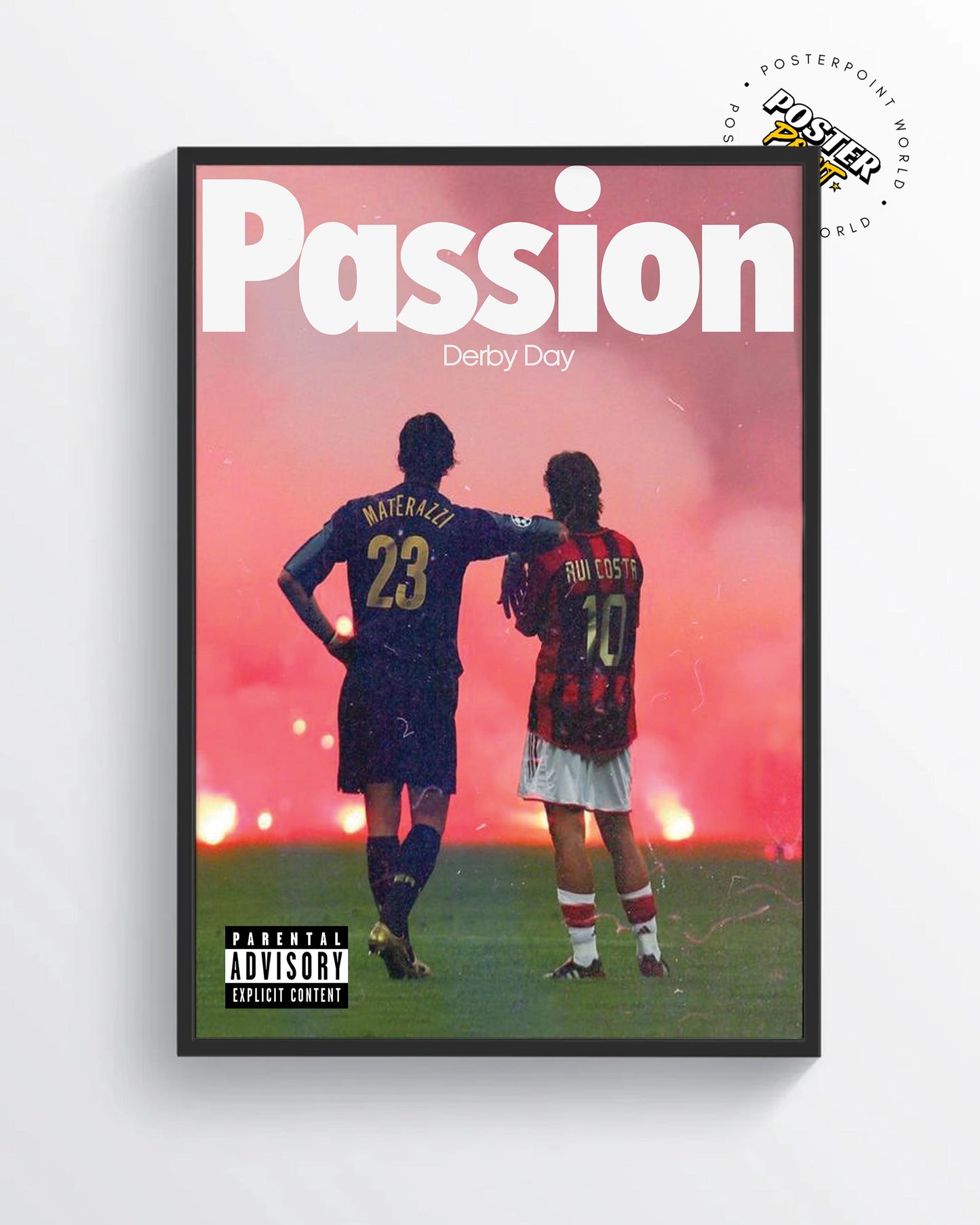 Inter Milan & AC Milan Derby Poster Print