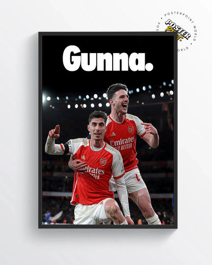 Affiche imprimée de Declan Rice et Kai Havertz