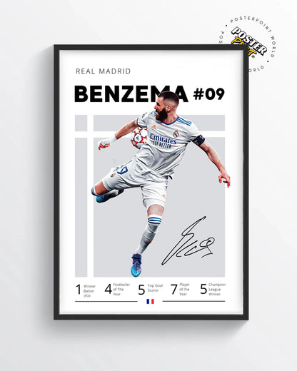 Karim Benzema Poster Print