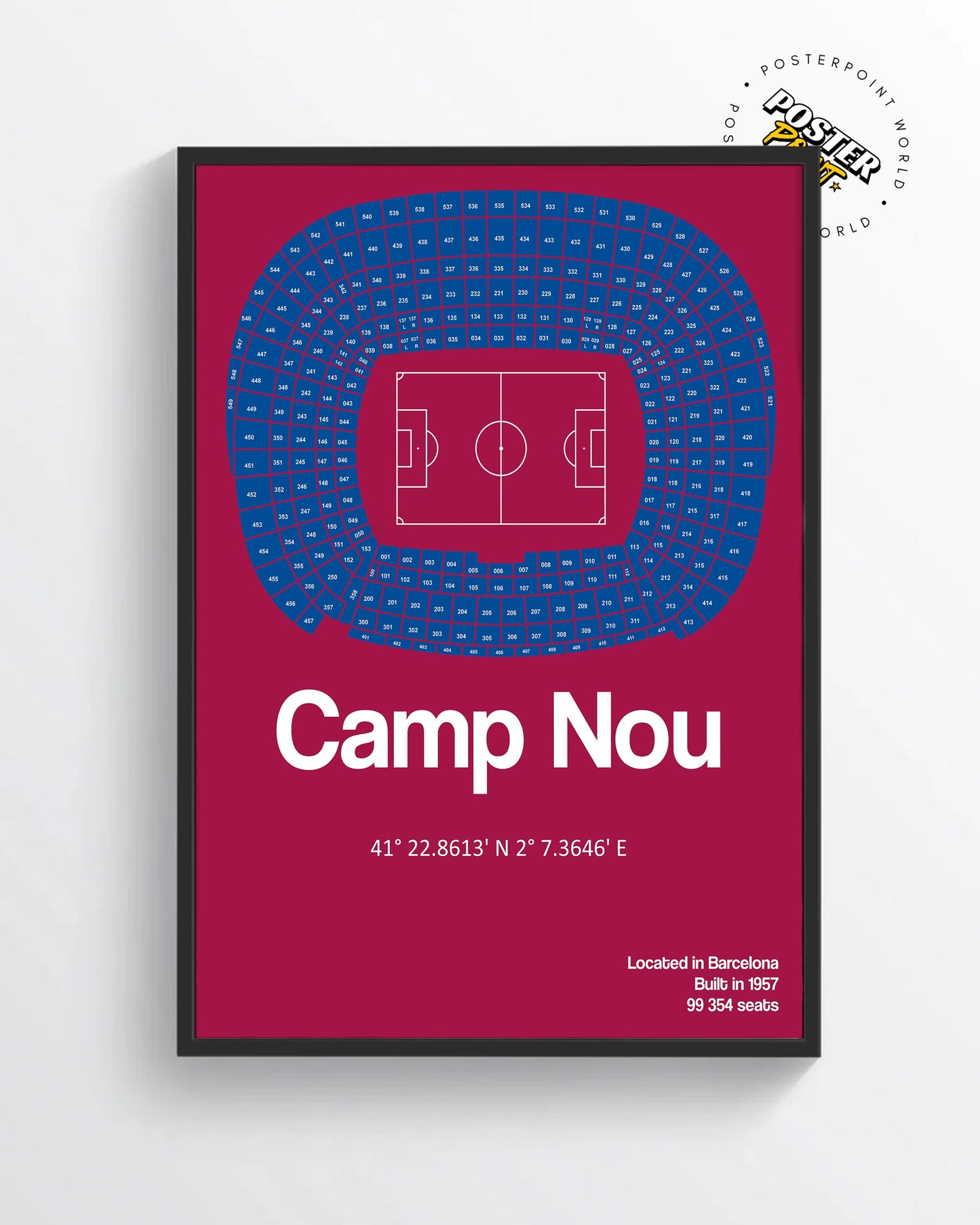 Camp Nou Poster Print