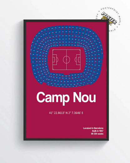 Camp Nou Poster Print