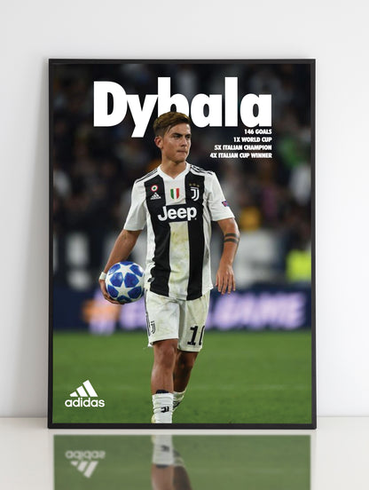 Affiche imprimée de Paulo Dybala