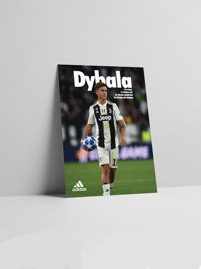 Affiche imprimée de Paulo Dybala