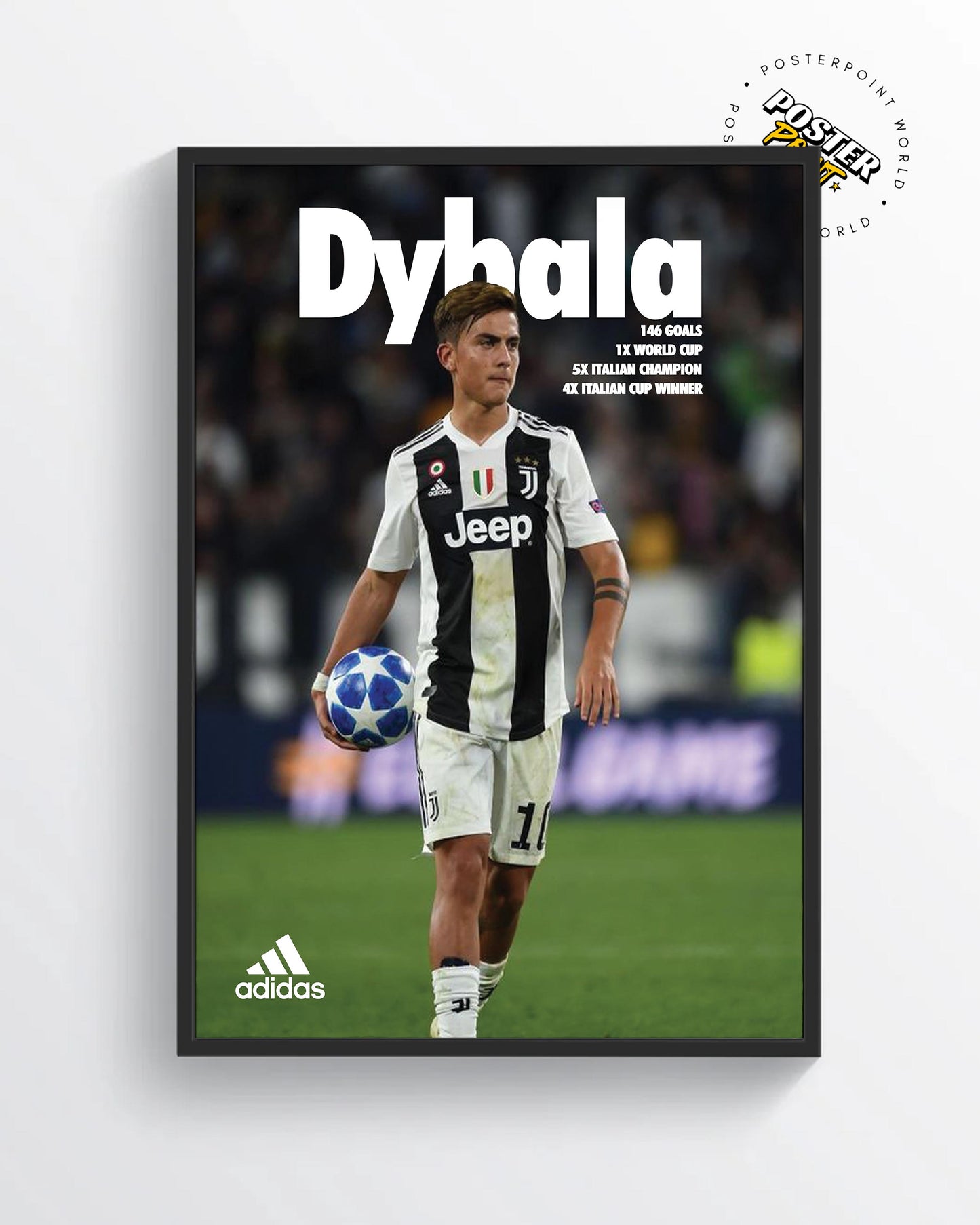 Affiche imprimée de Paulo Dybala
