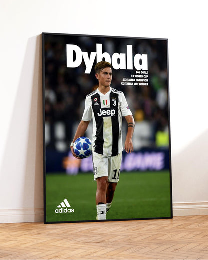 Affiche imprimée de Paulo Dybala