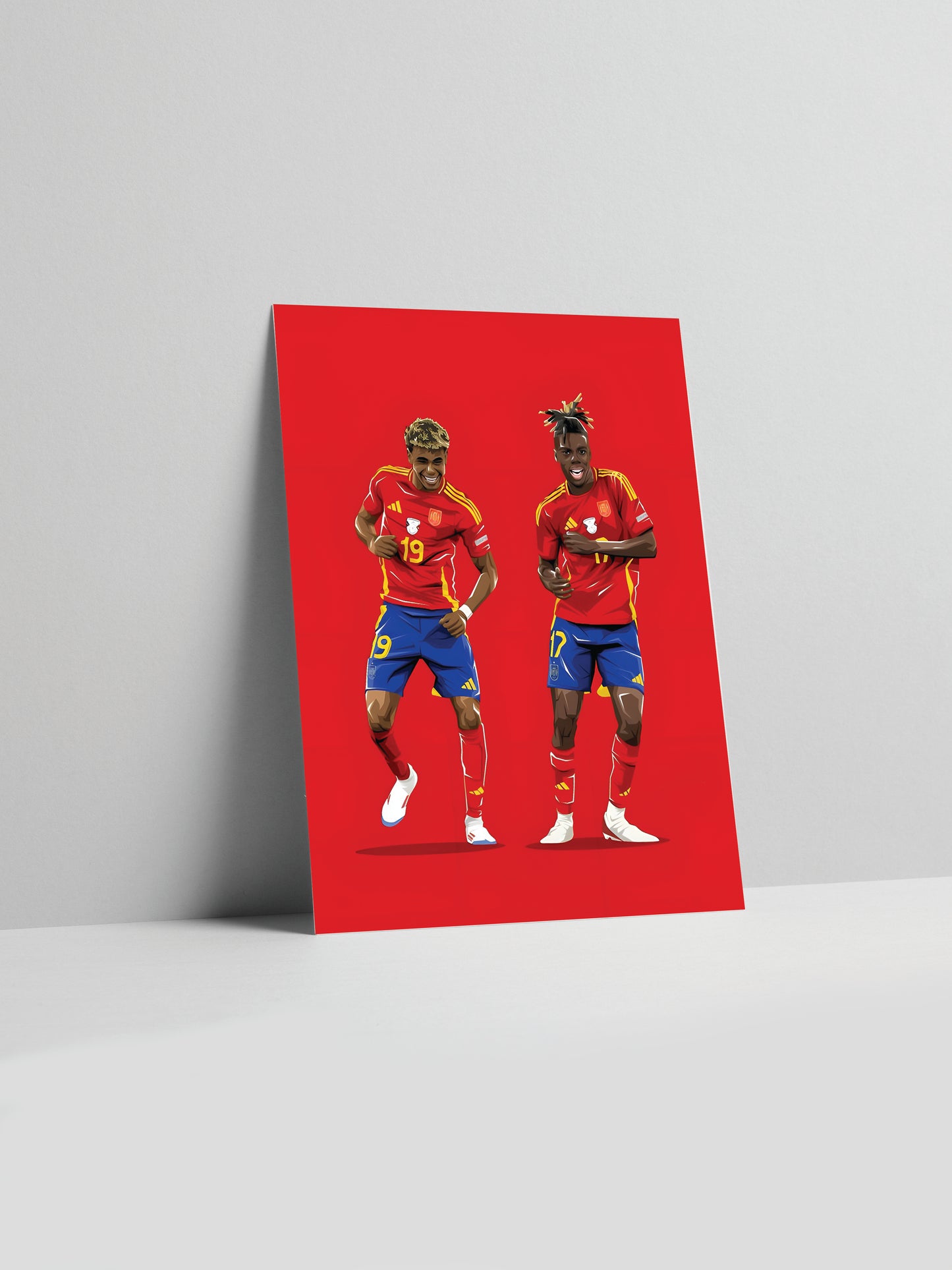 Stampa poster Lamine Yamal X Nico Williams 