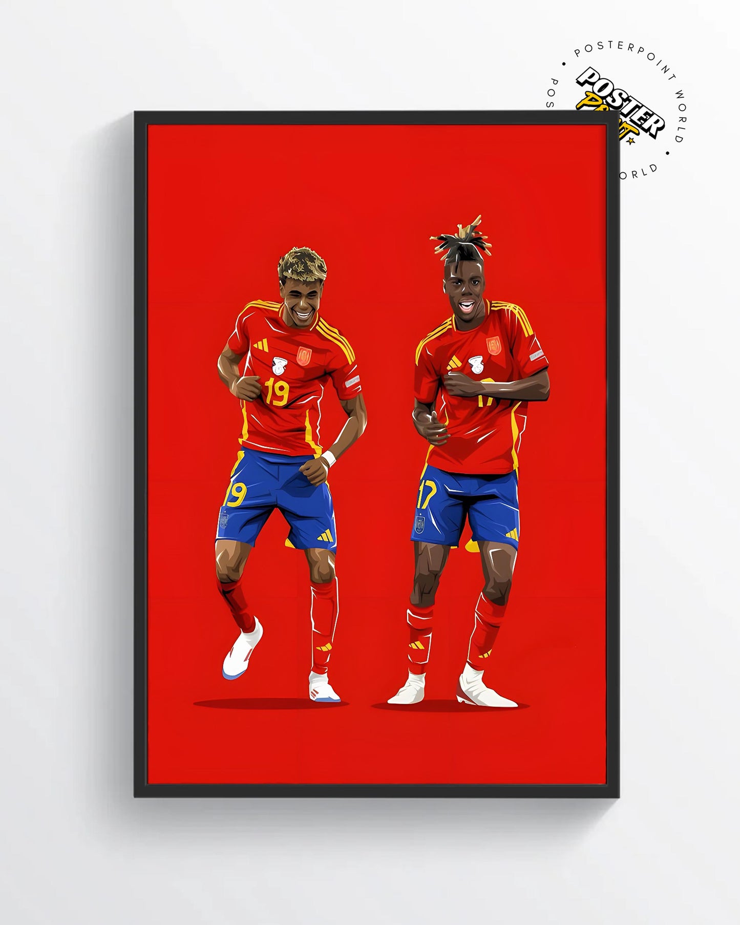 Affiche Lamine Yamal X Nico Williams 