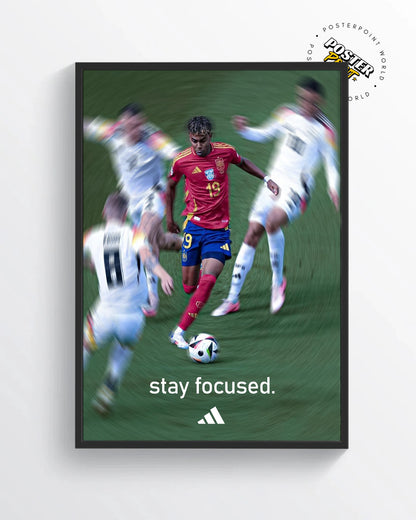 Lamine Yamal Poster Print