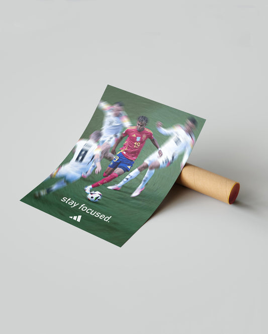 Lamine Yamal Poster Print