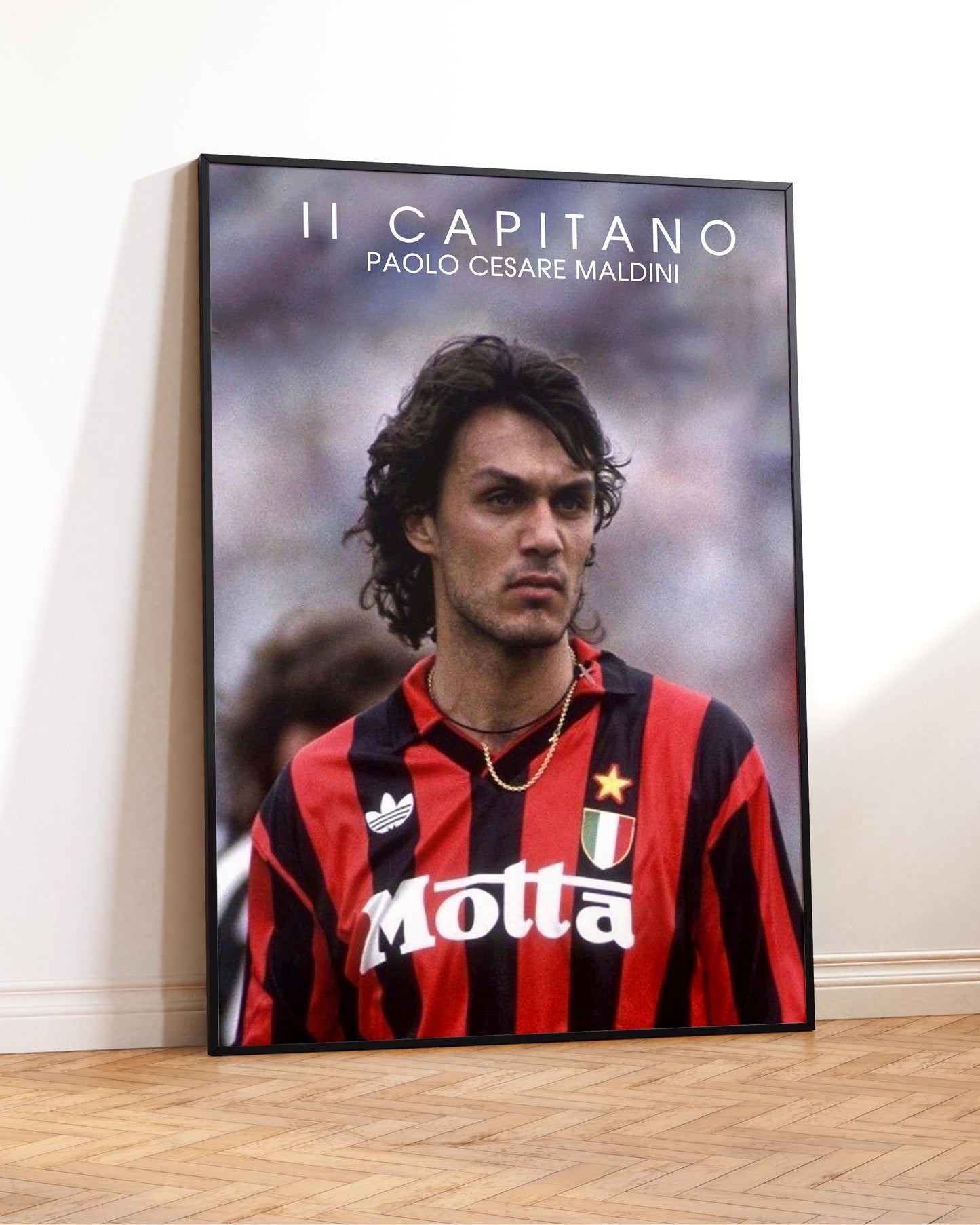 Affiche imprimée de Paolo Maldini 