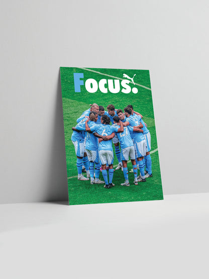 Man City Poster Print