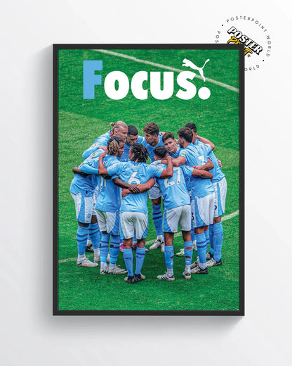Man City Poster Print