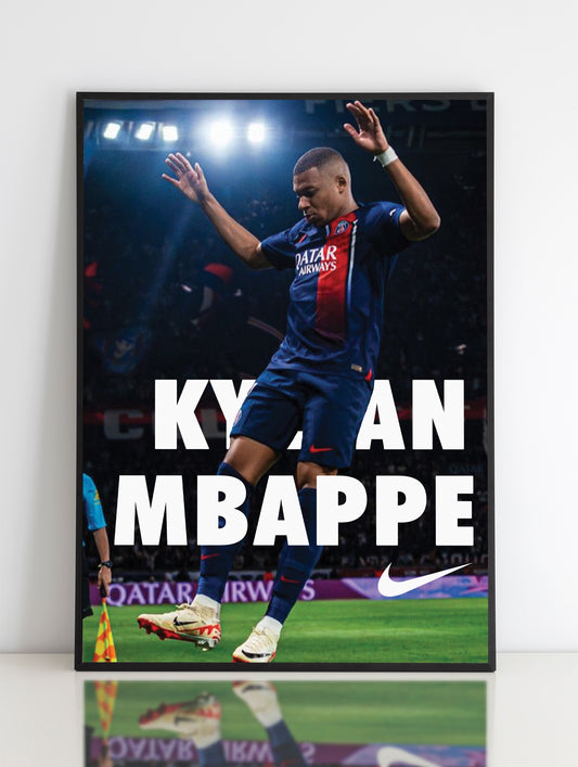 Affiche de Kylian Mbappé