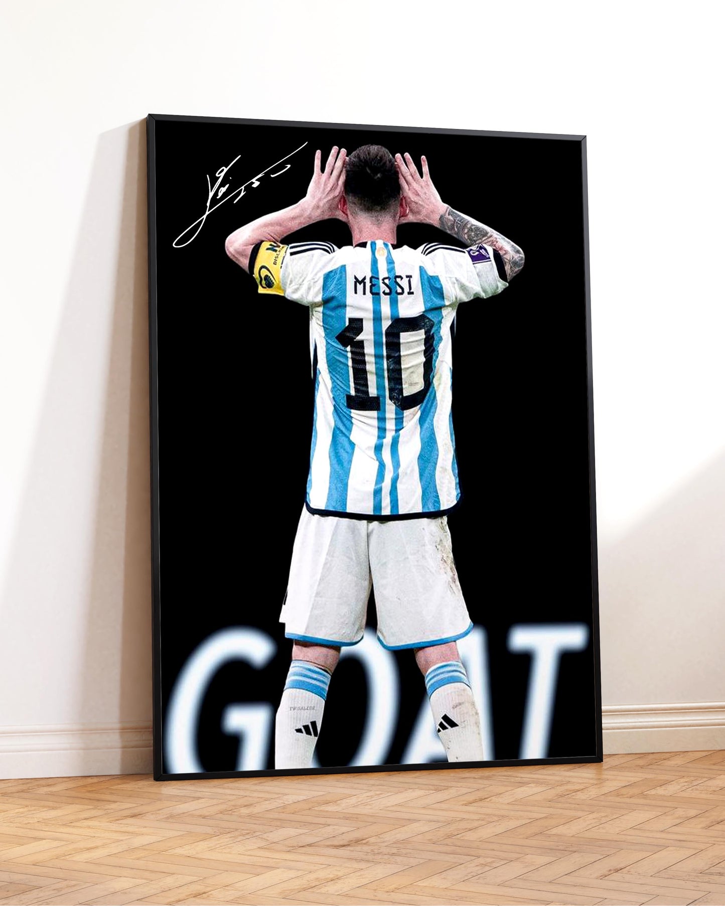Affiche imprimée Messi