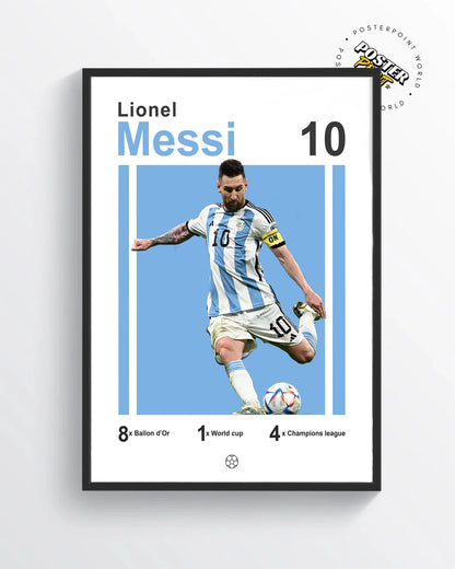 Affiche imprimée Messi