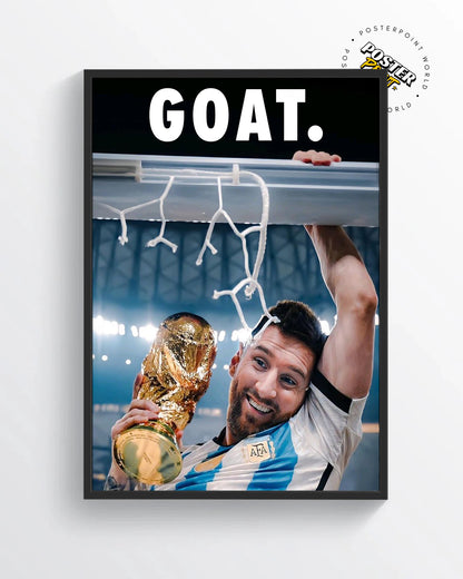 Affiche imprimée Messi