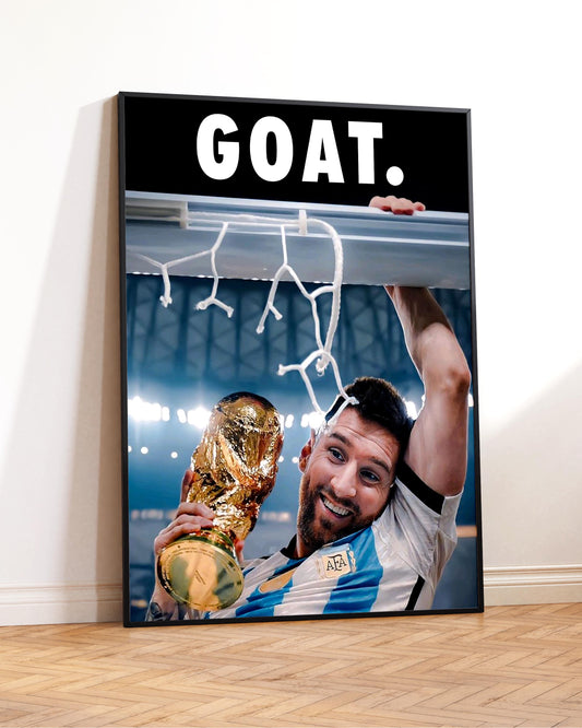 Affiche imprimée Messi