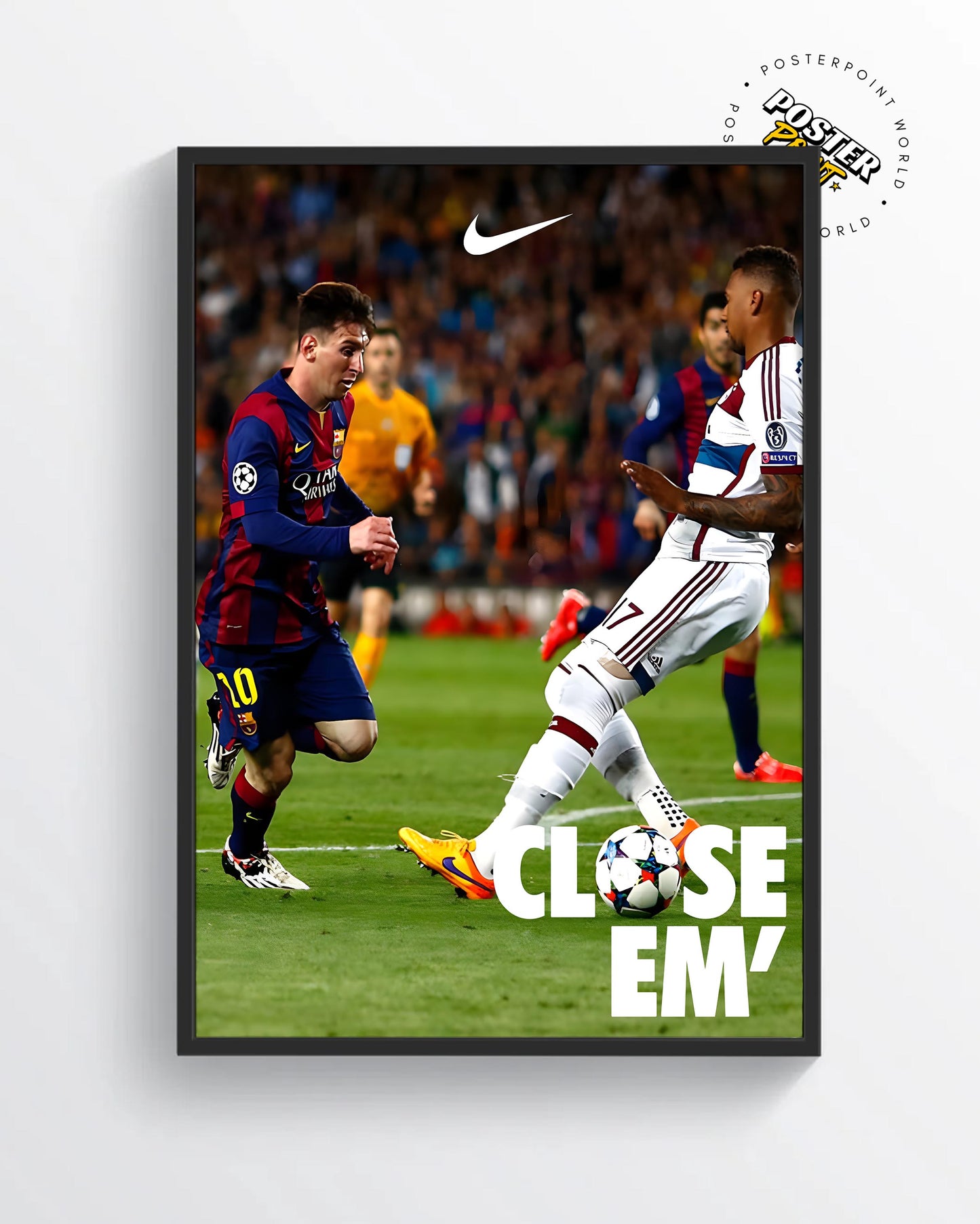 Affiche imprimée Messi