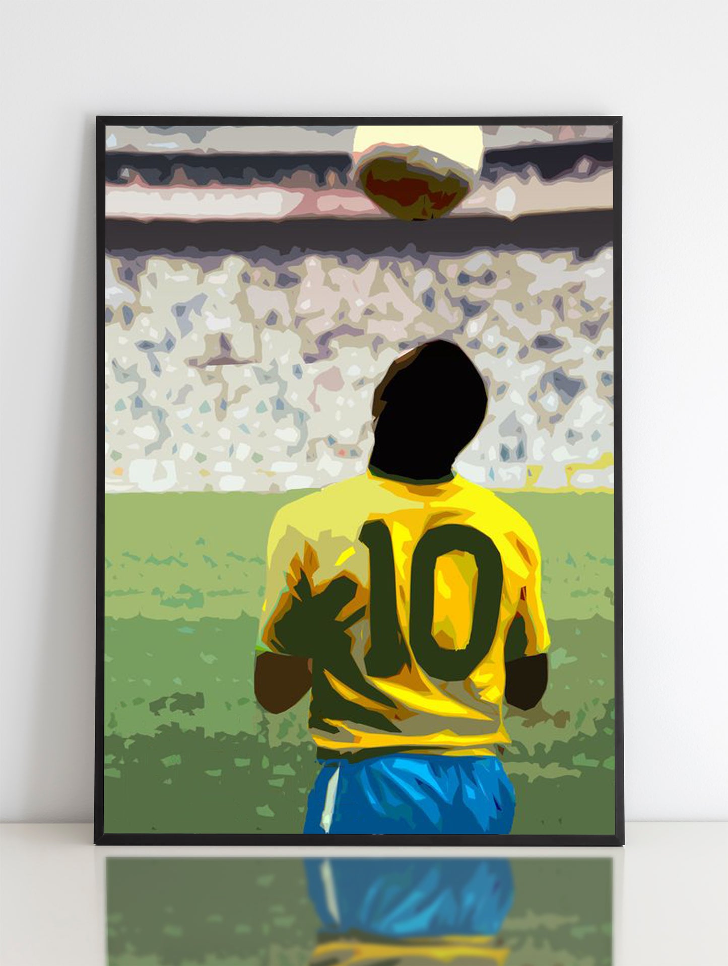 Affiche imprimée de Pelé 