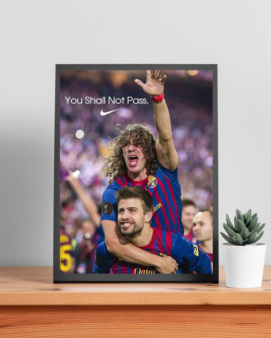 Stampa poster Pique &amp; Puyol