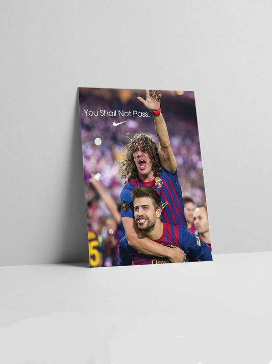 Stampa poster Pique &amp; Puyol