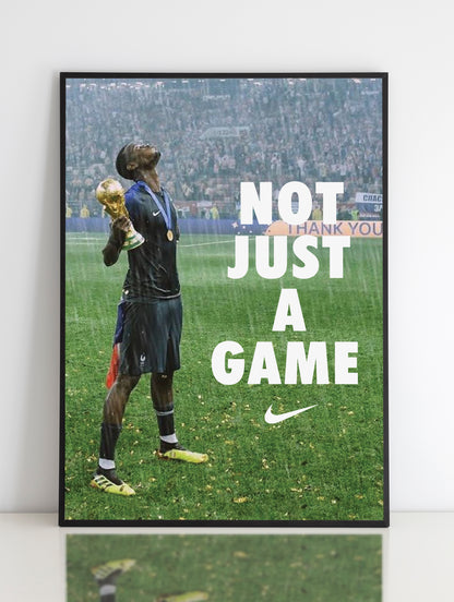 Affiche imprimée de Paul Pogba
