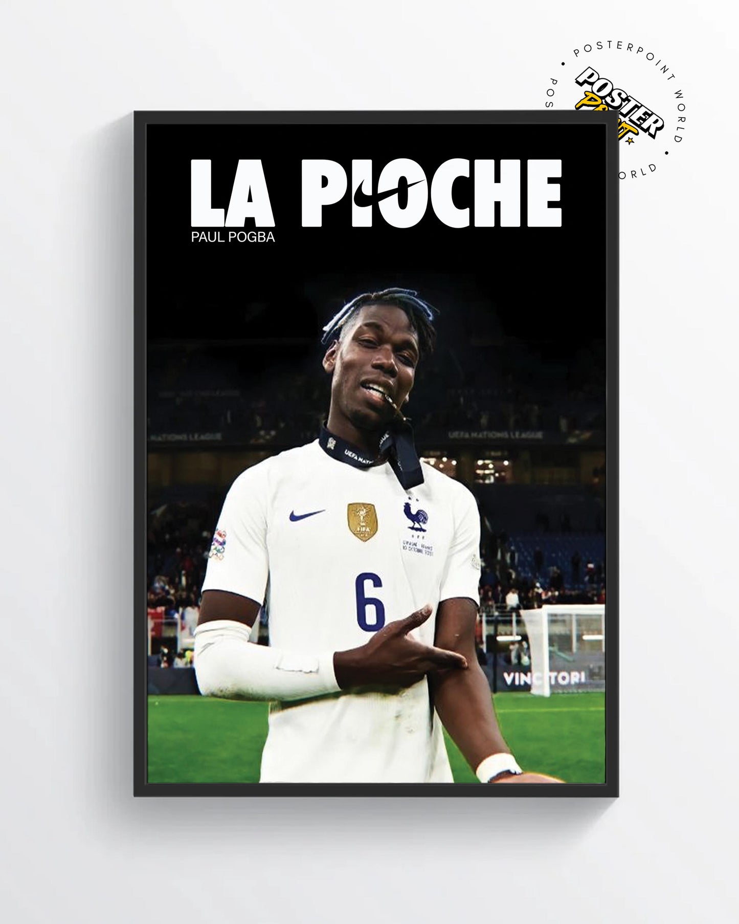 Affiche imprimée de Paul Pogba