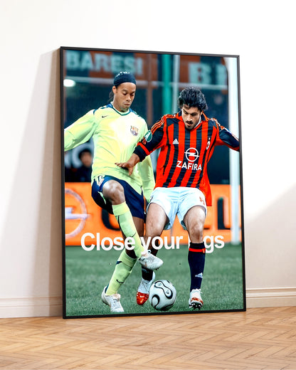 Ronaldinho Poster Print