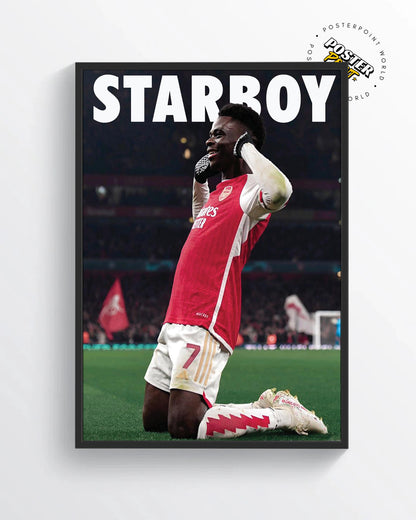 Bukayo Saka Poster Print