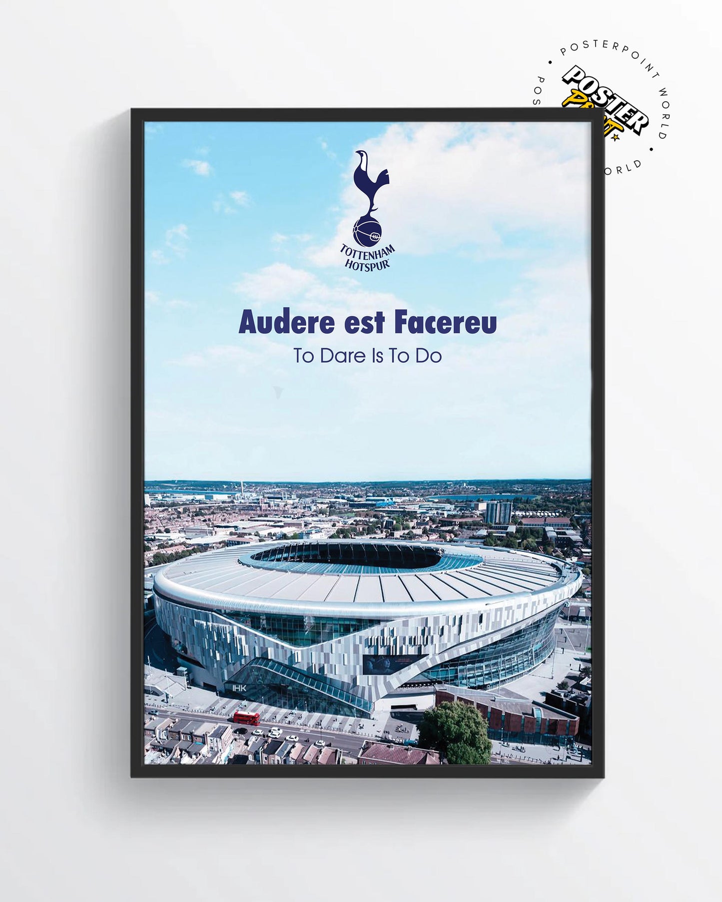 Affiche imprimée du stade de Tottenham 
