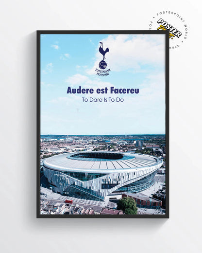 Affiche imprimée du stade de Tottenham 