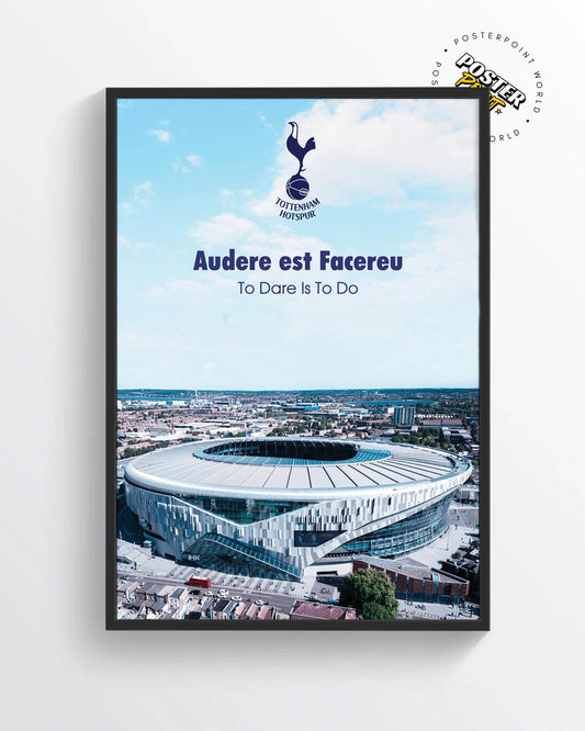 Affiche imprimée du stade de Tottenham 