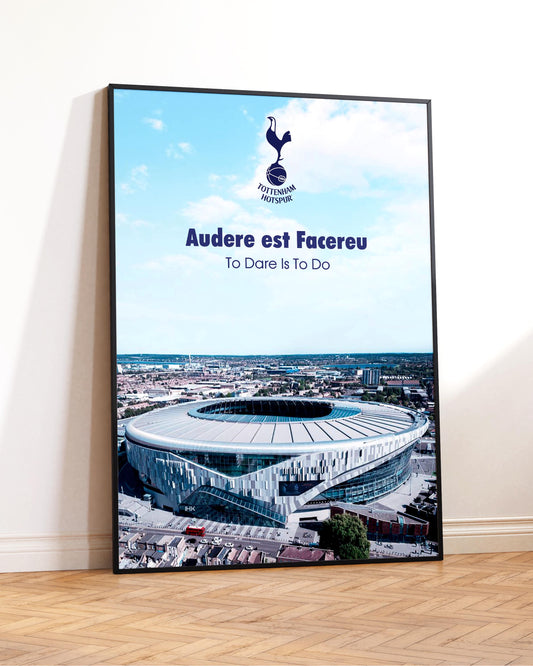 Affiche imprimée du stade de Tottenham 